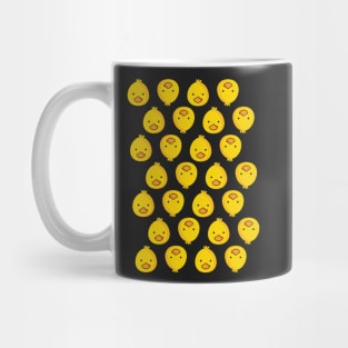 Cute Duck Face Yellow Design Mug